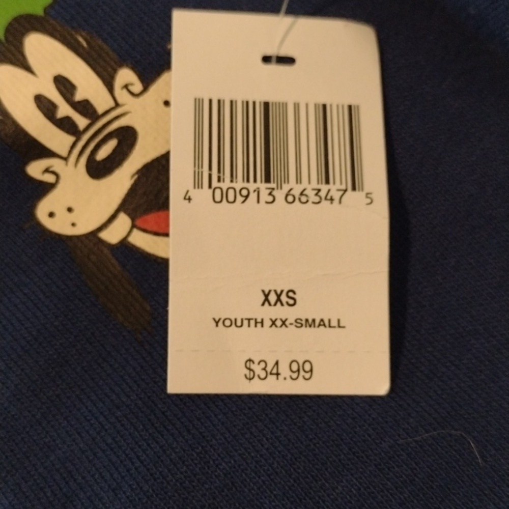 Disney Boys Hoodie Vest- Mickey Mouse & Friends NWT XXS - Picture 4 of 6